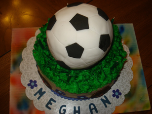 Dora Soccer Cake