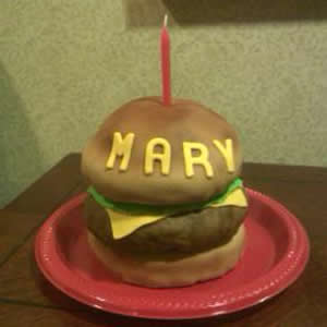 Hamburger Cake