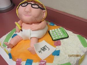 Baby Shower Cake by Cubby Cakes