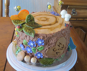 Tree Trunk Cake