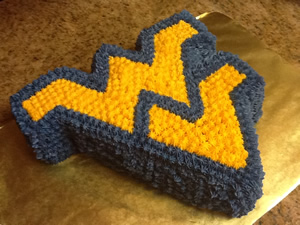 WVU Cake