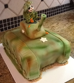 Army Zombie Cake