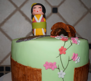 kokeshi cake