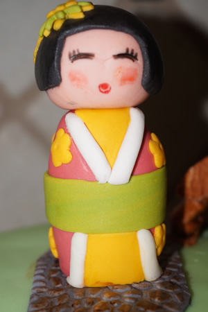 kokeshi cake
