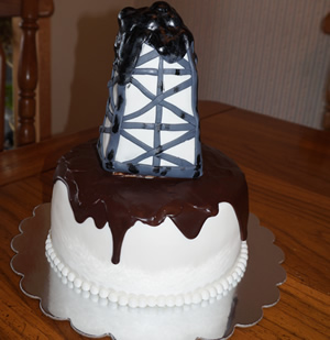 Oil Rig Cake by Cubby Cakes