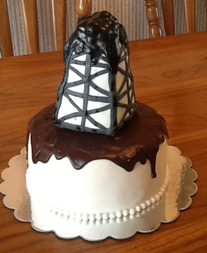 Oil Rig Cake by Cubby Cakes