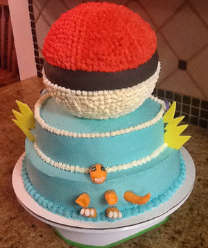 Pokemon Cake