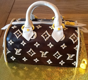 Louis Vuitton Purse Cake