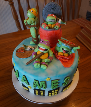 Ninja Turtle Cake