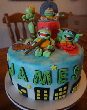 Ninja Turtle Cake