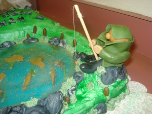 Fishing Pond Cake