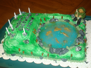 Fishing Pond Cake