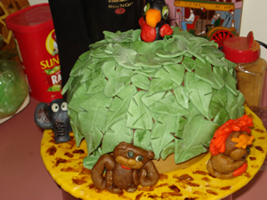 Jungle Hut Cake