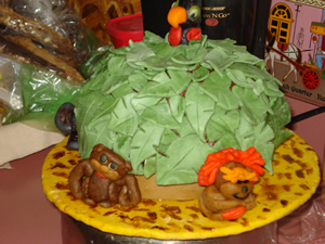 Jungle Hut Cake