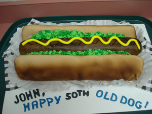 Hot Dog Cake