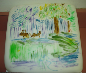 Impressionist Painting Cake