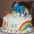 one-tier cake